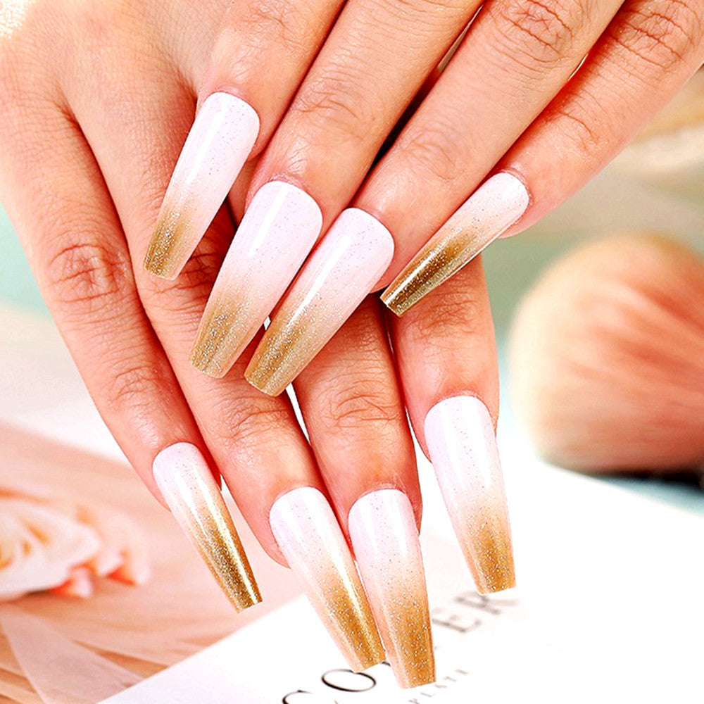 Artificial nails with elegant ombre effect Bowlift