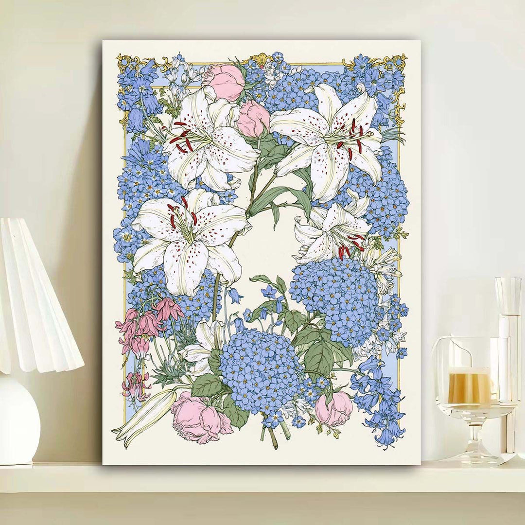 Botanical Floral Wall Art Bowlift