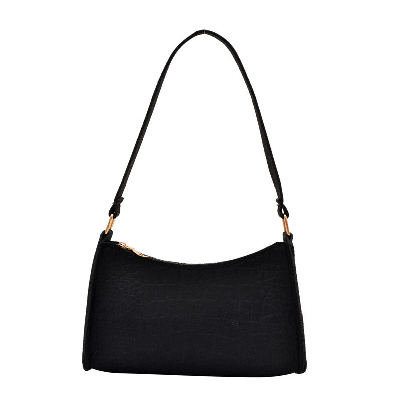 WoCrocodile Textured Mini Shoulder Handbag Bowlift