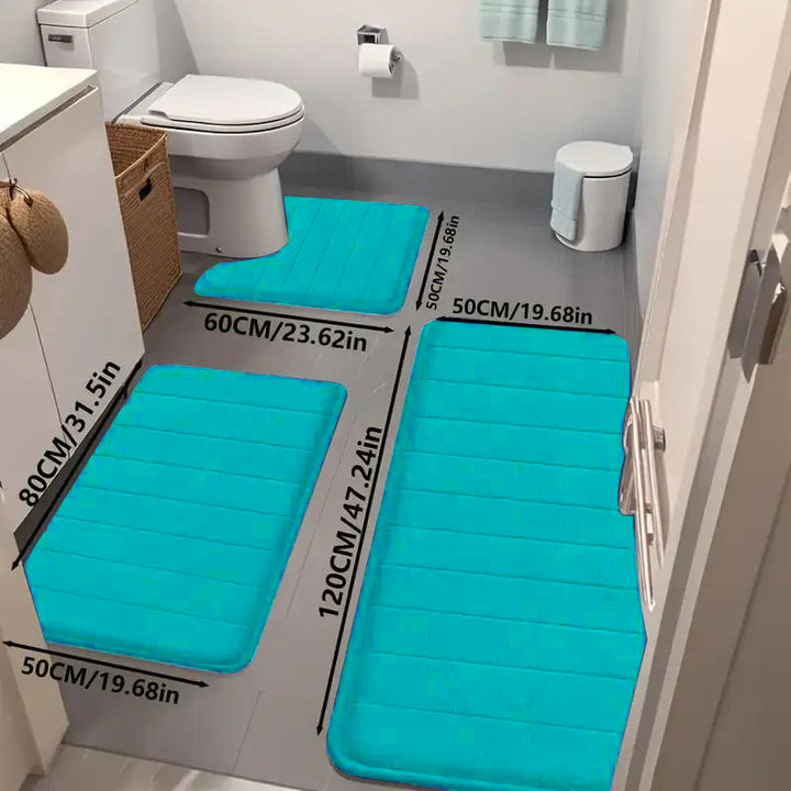 Bathroom Mat Set Bowlift