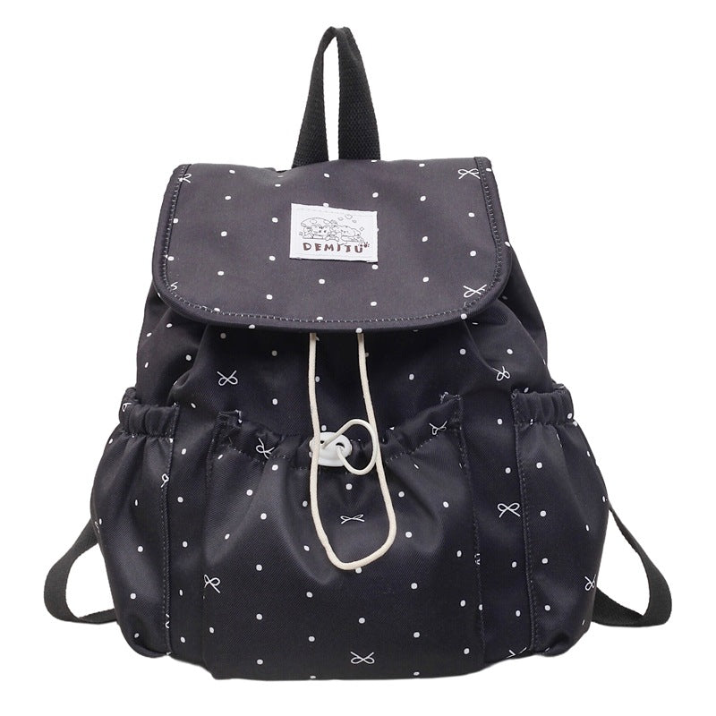 Playful Polka Dot Backpack Bowlift