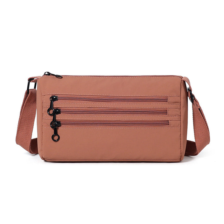 Functional Multi-Zipper Crossbody Bag Bowlift