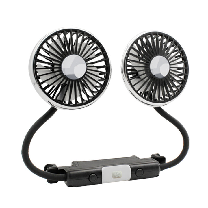 Flexible car fan with adjustable holder Bowlift