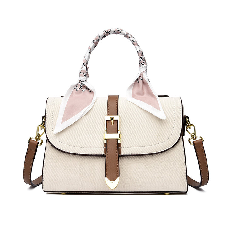 Decorative Scarf Accent Handbag Bowlift