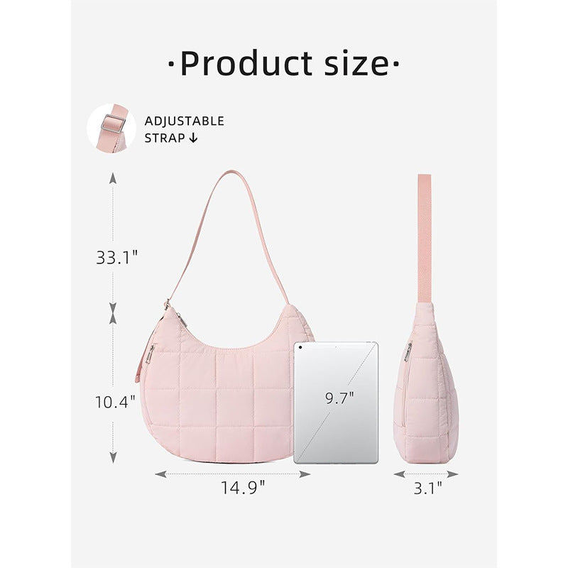 Fashionable and Padded Shoulder Bag Bowlift