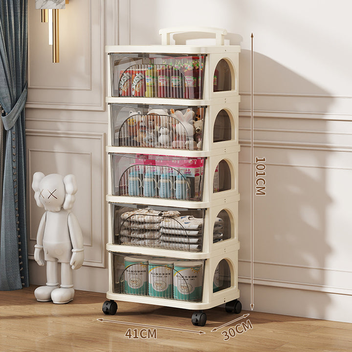 Multi-Tier Rolling Storage Organizer Bowlift