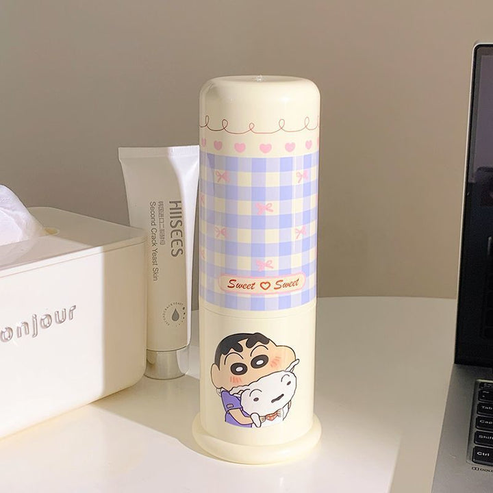 Toothbrush holder with creative cartoon design Bowlift