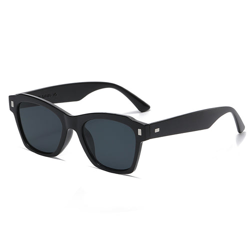 Women's fashionable sunglasses with transparent frame and high-quality UV protection Bowlift