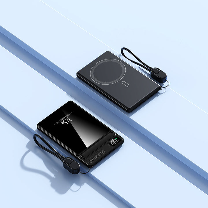 Portable power bank with wireless charging function from Bowlift