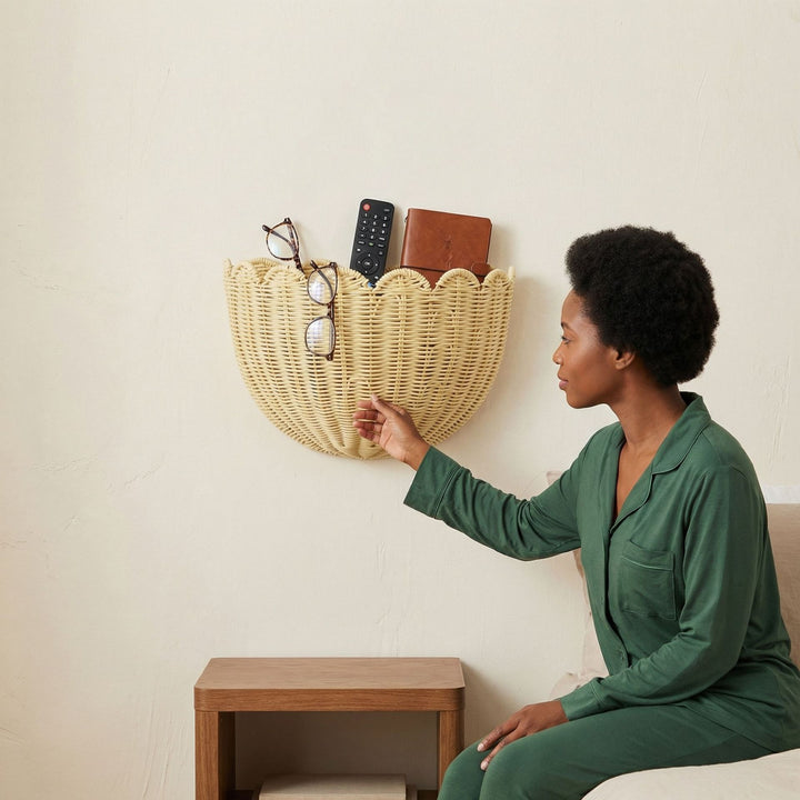 Wall basket for towels Bowlift