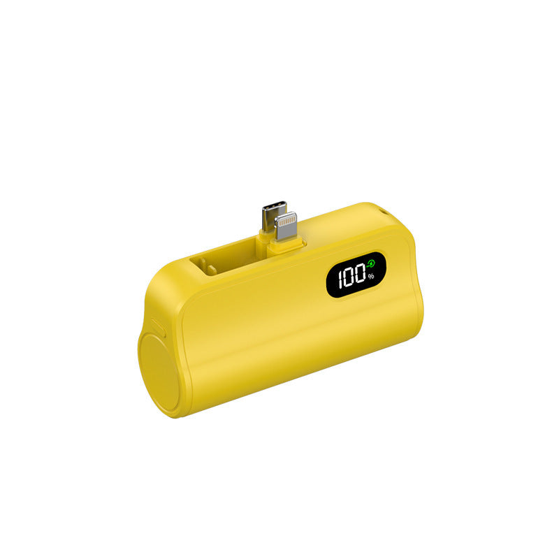 Compact power bank with integrated charging function and LED status display Bowlift