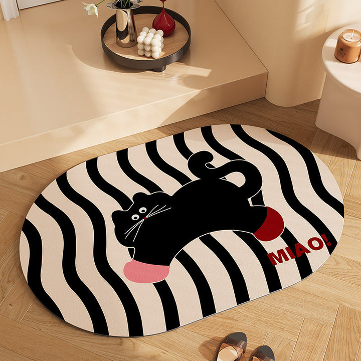Decorative Bath Mat Bowlift