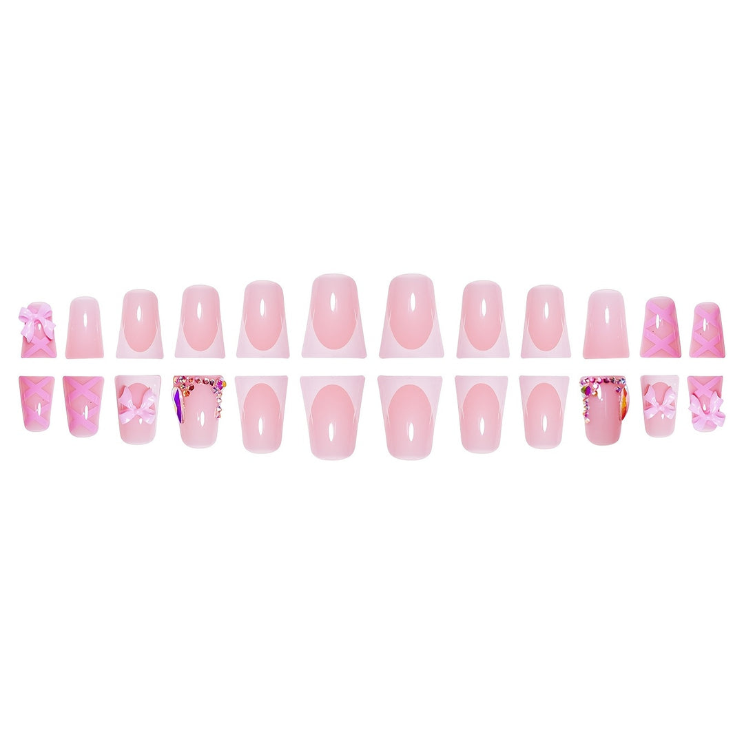 Decorative Press-On Nail Art Set Bowlift