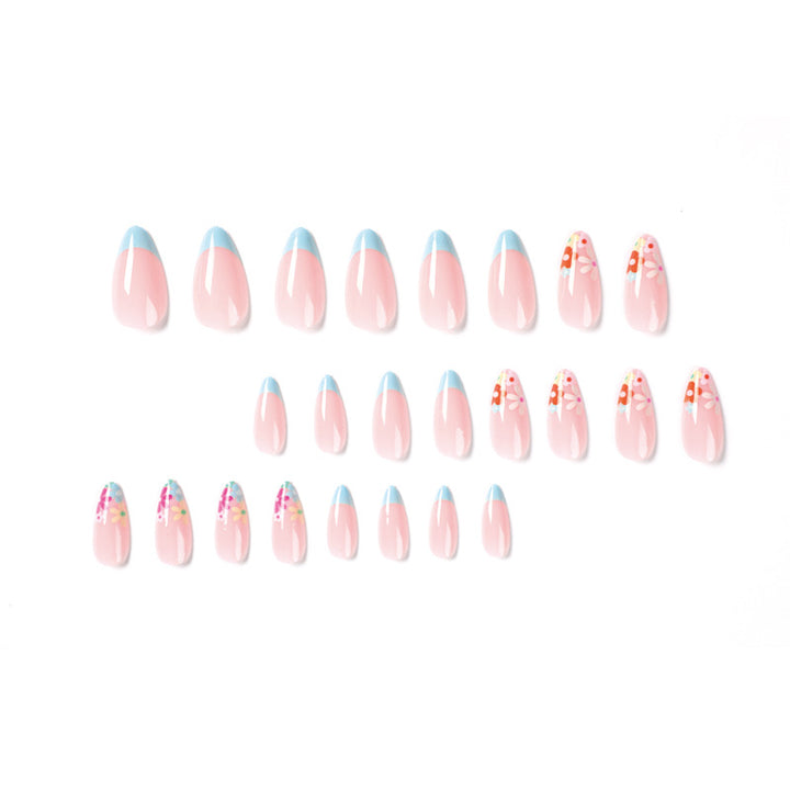 Artful Nail Art in Modern Floral Design Bowlift