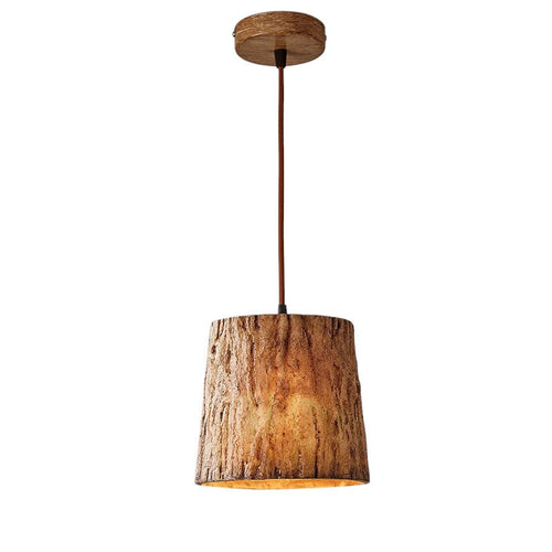 BowLift | Wooden Log Pendant Lamp with Natural Look