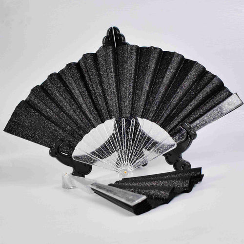 Ladies Glittering Hand Fan made of high-quality material Bowlift