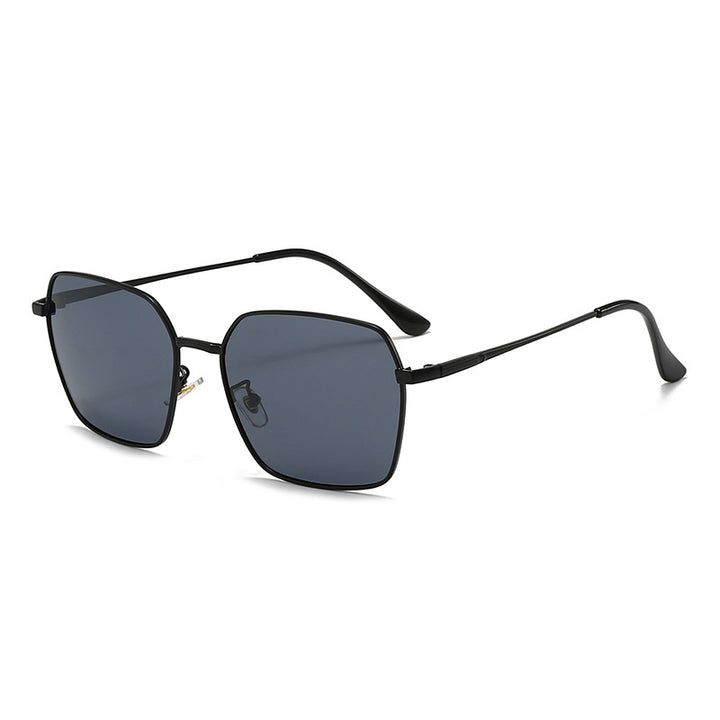 Oversized Geometric Frame Sunglasses