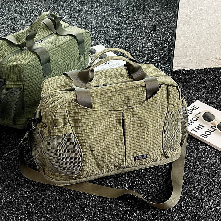 Textured Sports Duffle Bowlift