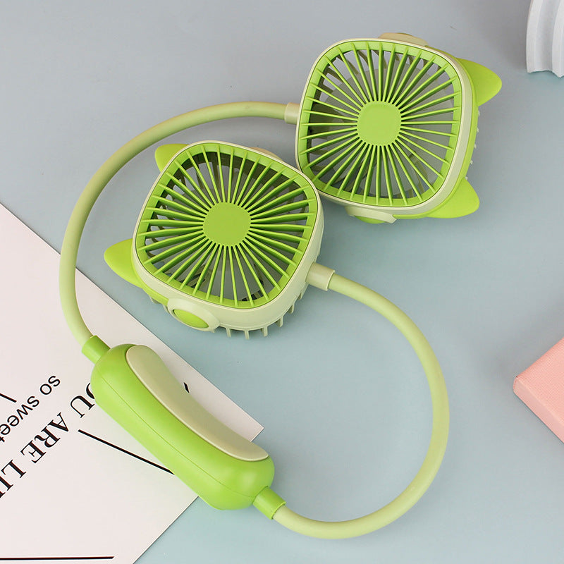 Women's Portable Neck Fan with Flexible Mounting System Bowlift