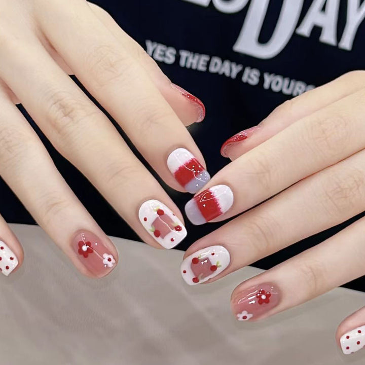 Artistic Decorative Press-On Nails Bowlift