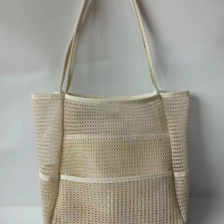 Practical Mesh Beach Bag Bowlift