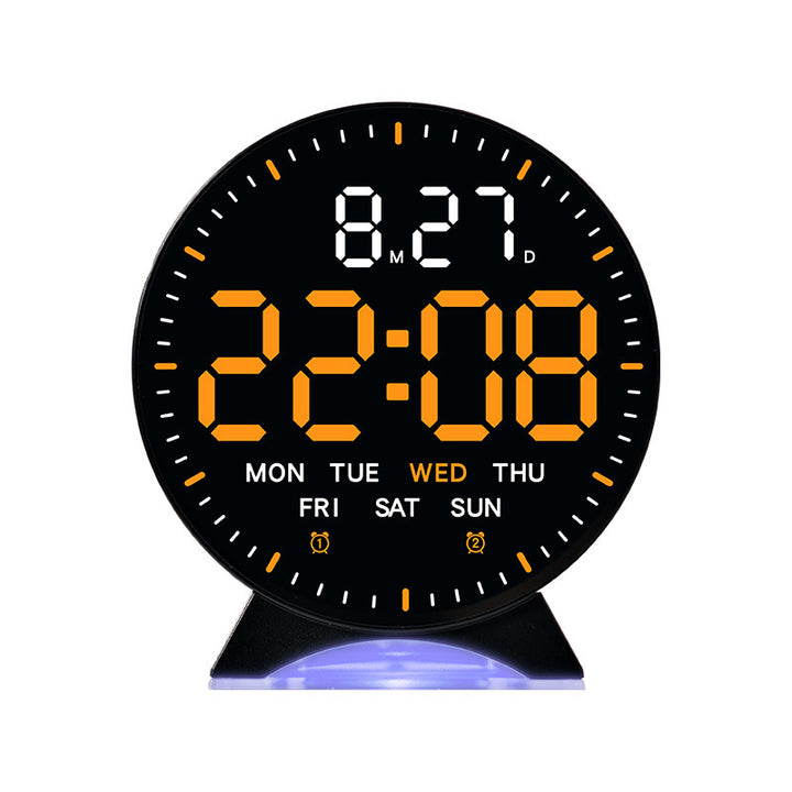 Digital alarm clock with intelligent LED display and multifunctional features Bowlift