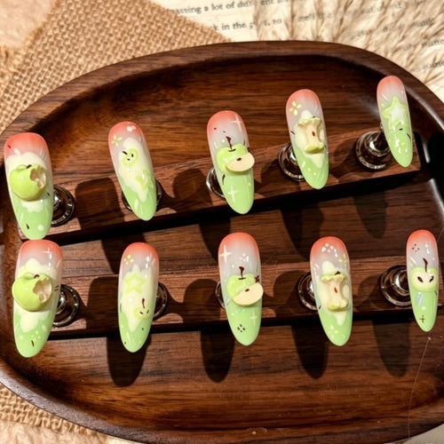 Whimsical Cute Character Press-On Nails Bowlift