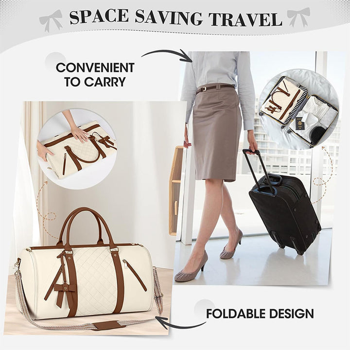 Exclusive travel bag with integrated suit storage Bowlift
