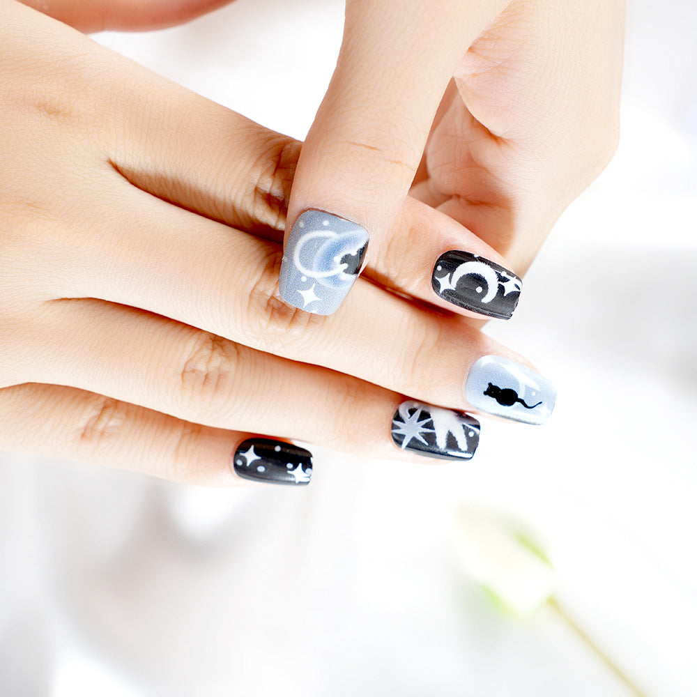 Artistic Themed Press-On Nail Set Bowlift