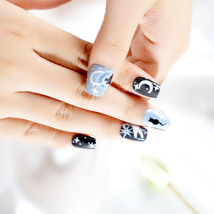 Artistic Themed Press-On Nail Set Bowlift