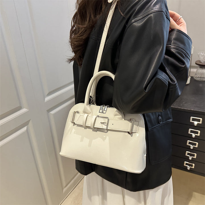 Structured Double Handle Handbag Bowlift