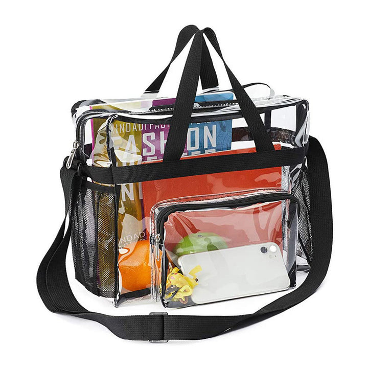Transparent Tote Bag with Multiple Compartments Bowlift