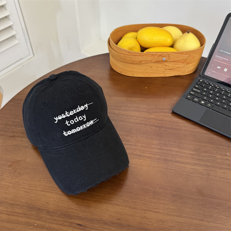 Women's Distressed Graphic Cap Bowlift