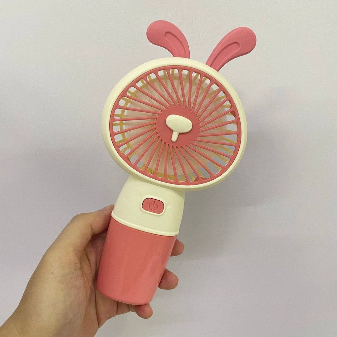 Unisex Portable Hand Fan in Creative Bunny Design Bowlift
