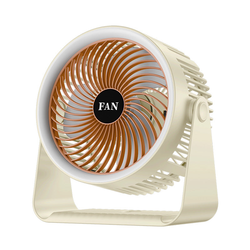 Unisex USB Rechargeable Multifunctional Desk Fan Bowlift