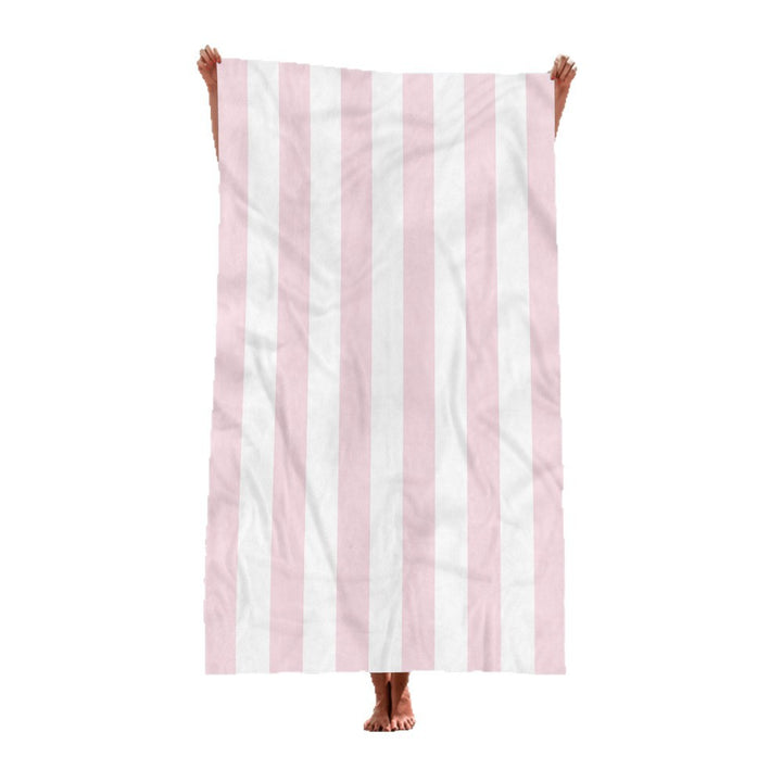 Beach towel with elegant wide stripes Bowlift