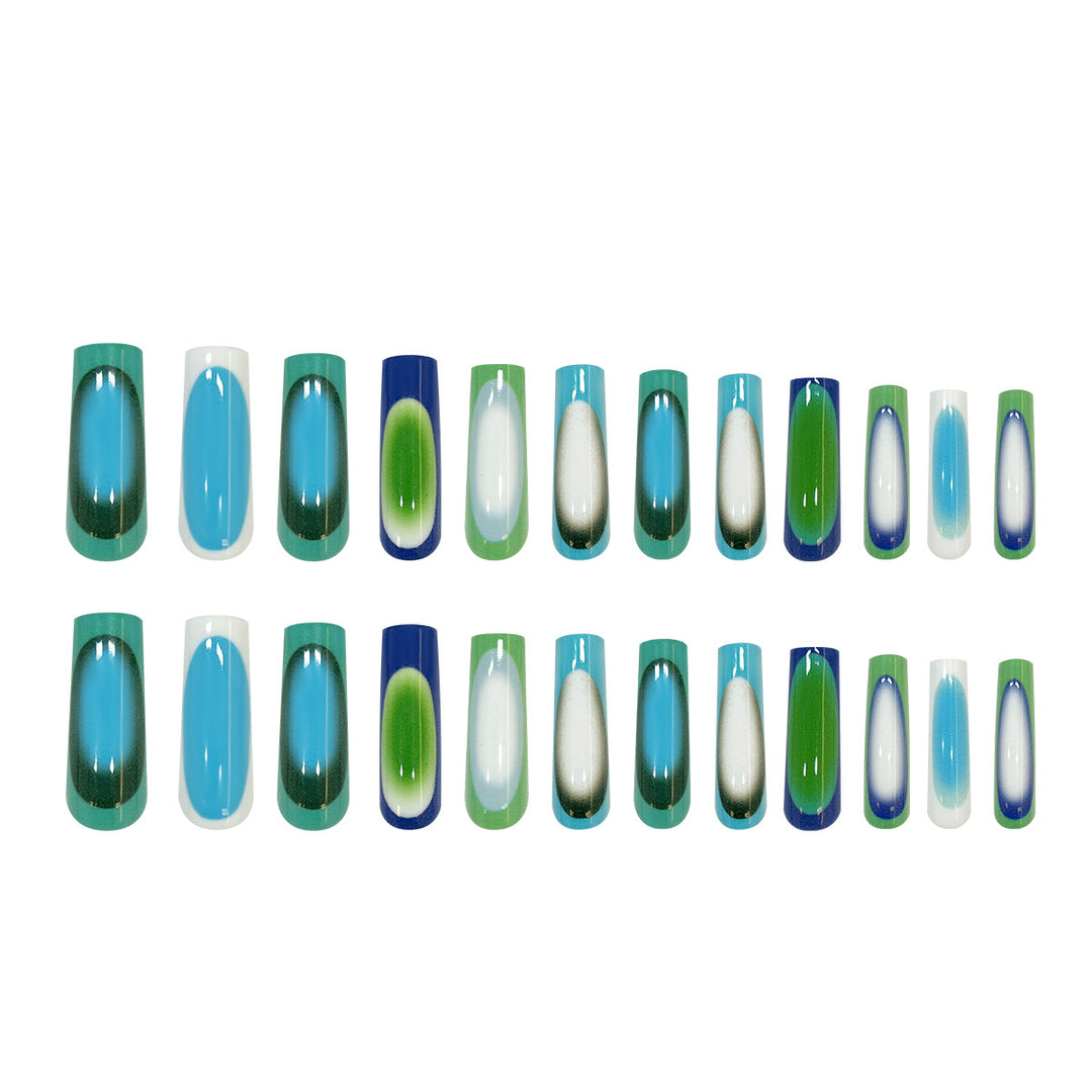 Creative gradient art nails Bowlift