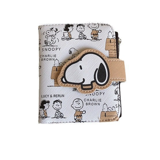 Cartoon-Themed Zip Wallet Bowlift