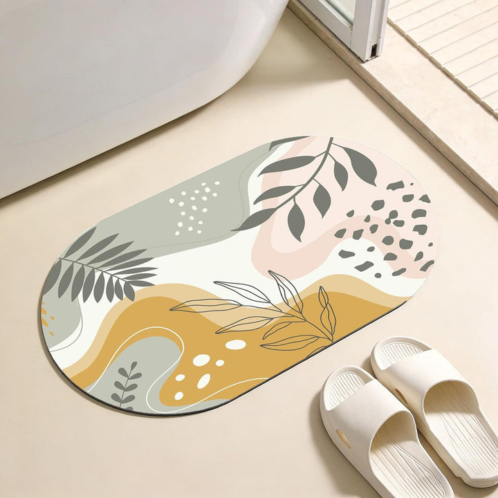 Leopard Print Bathroom Mat