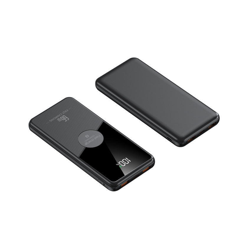 Power bank with intelligent charging display and multiple connections Bowlift