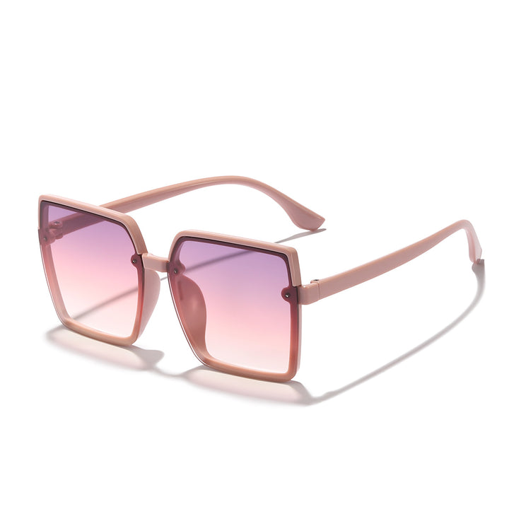 Ladies square sunglasses with UV protection and elegant frame structure Bowlift