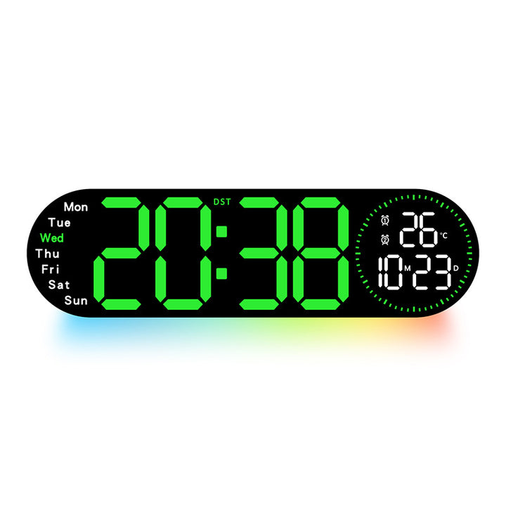 Digital multifunction alarm clock with temperature and weather display Bowlift