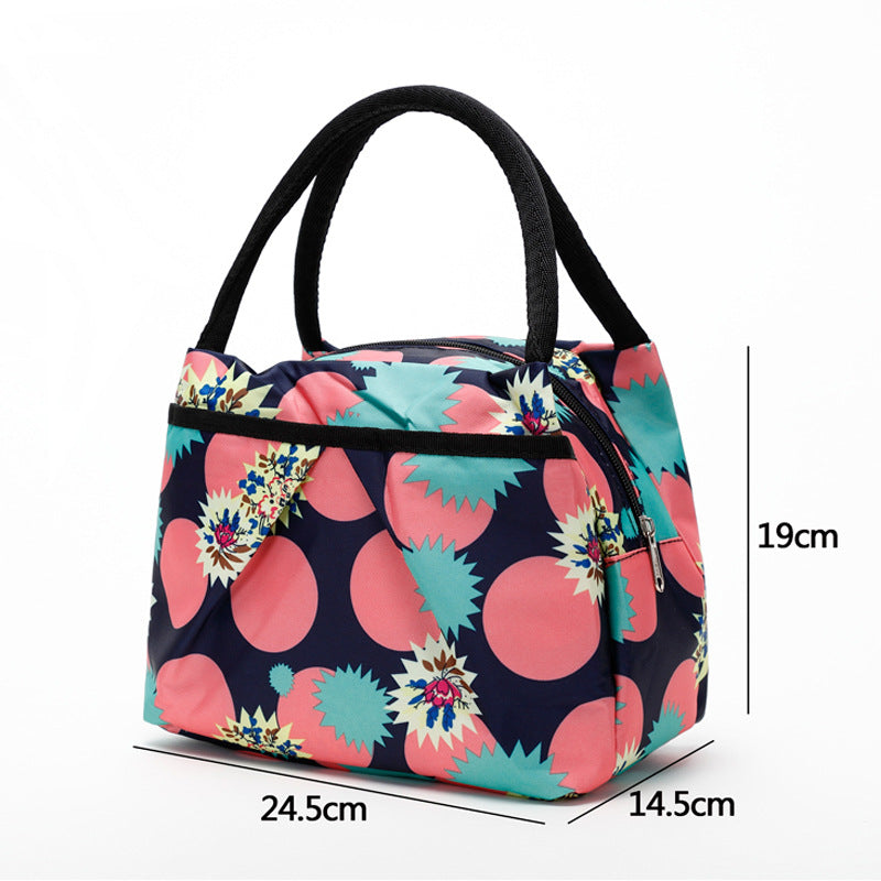 Floral Insulated Lunch Cooler Bag Bowlift