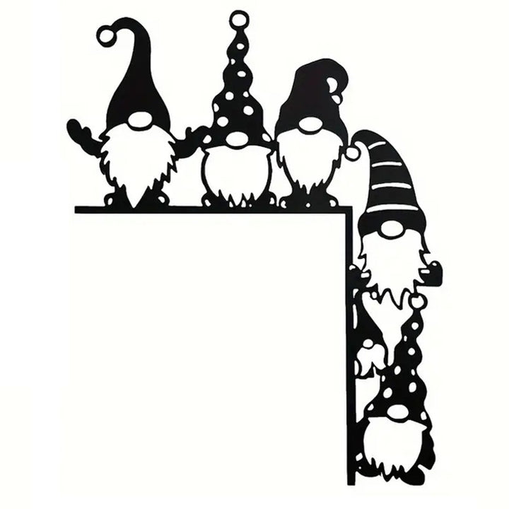Decorative wall shelf with Christmas gnomes Bowlift
