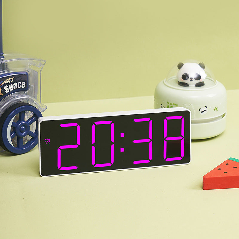 Digital Alarm Clock In Minimalistic Design Bowlift