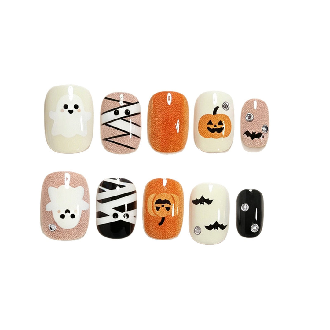 Creative Nail Art Set with Halloween Designs Bowlift