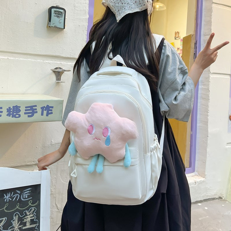Plush backpack with unique design Bowlift
