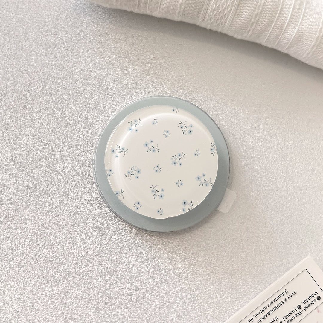 Decorative ceramic coaster with floral design Bowlift