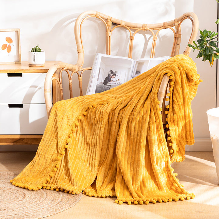 Cozy Textured Throw Blanket