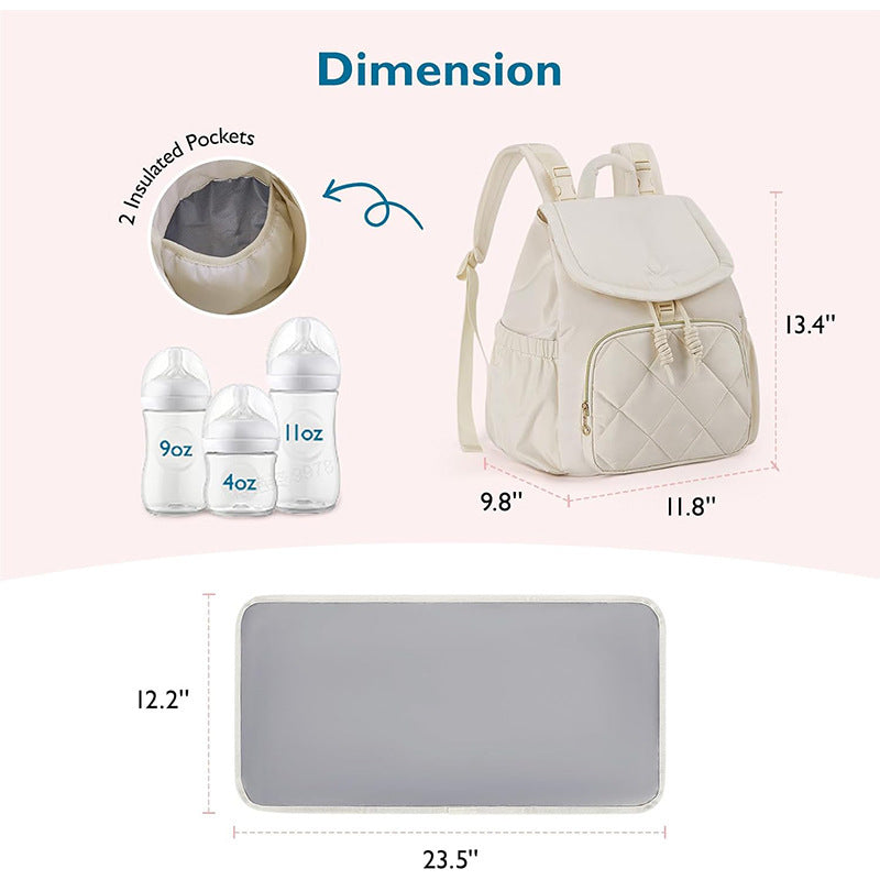 Fashionable backpack with practical compartments Bowlift